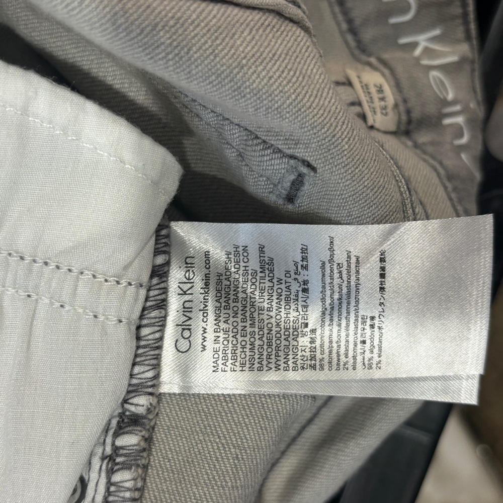 Calvin Klein Jeans ultimate skinny jeans gray women's size 28 X 32 - Picture 8 of 8